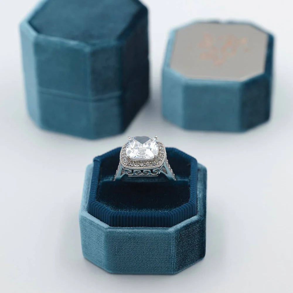 Handmade Velvet Ringboxes