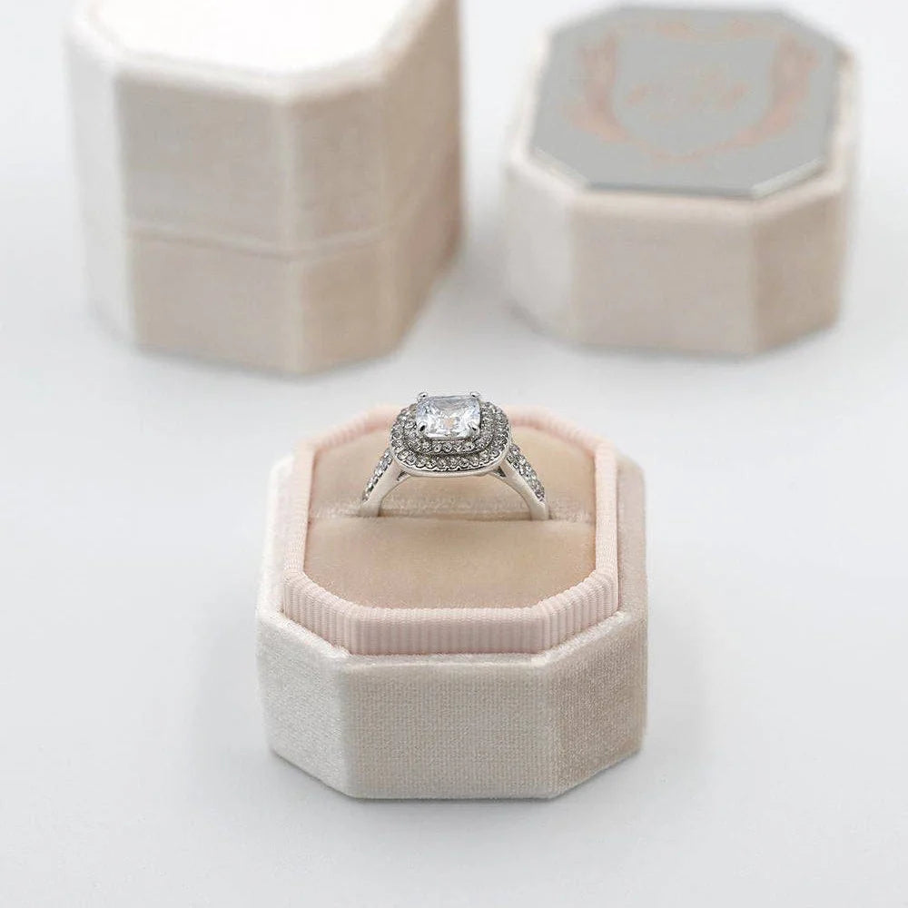 Handmade Velvet Ringboxes