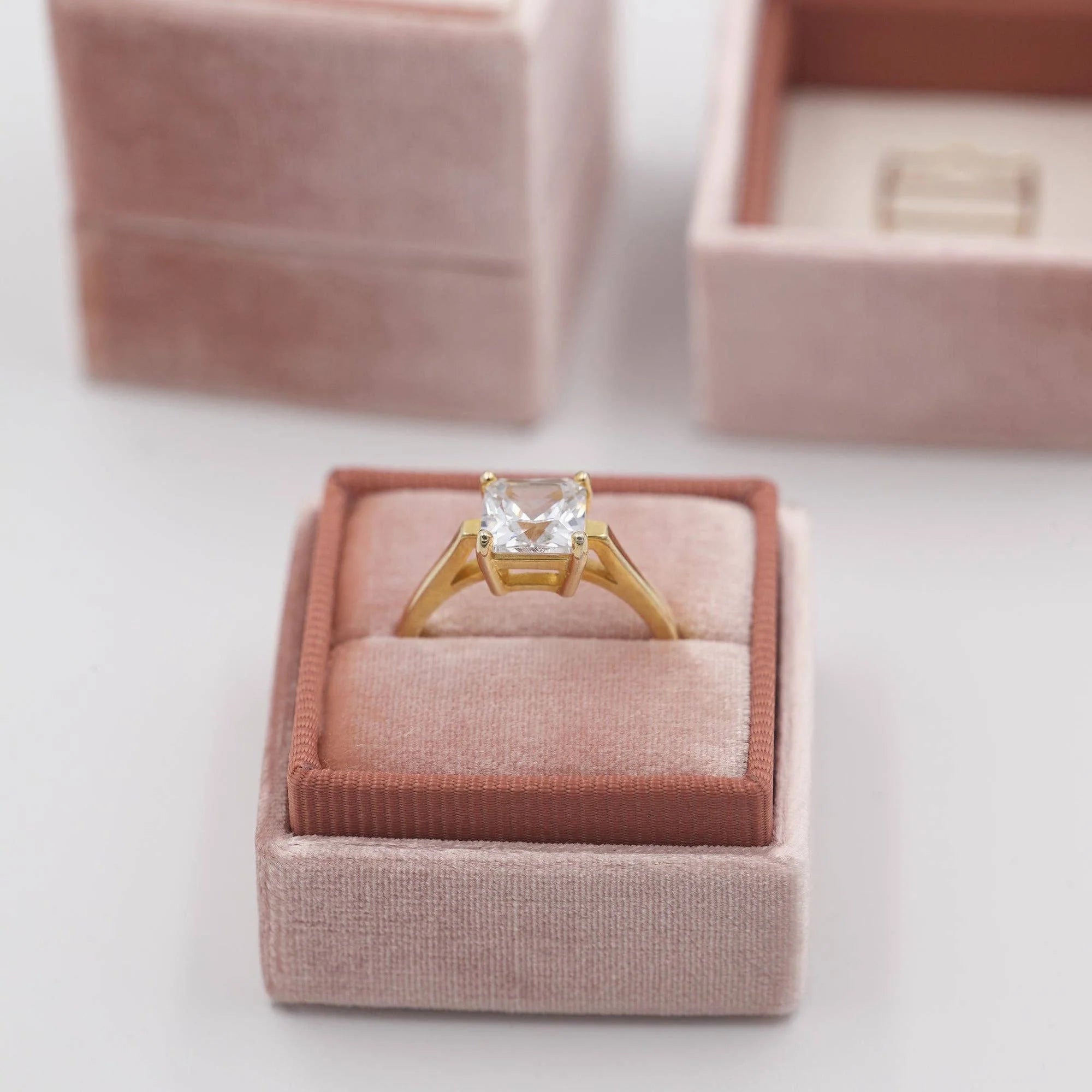 Handmade Velvet Ringboxes