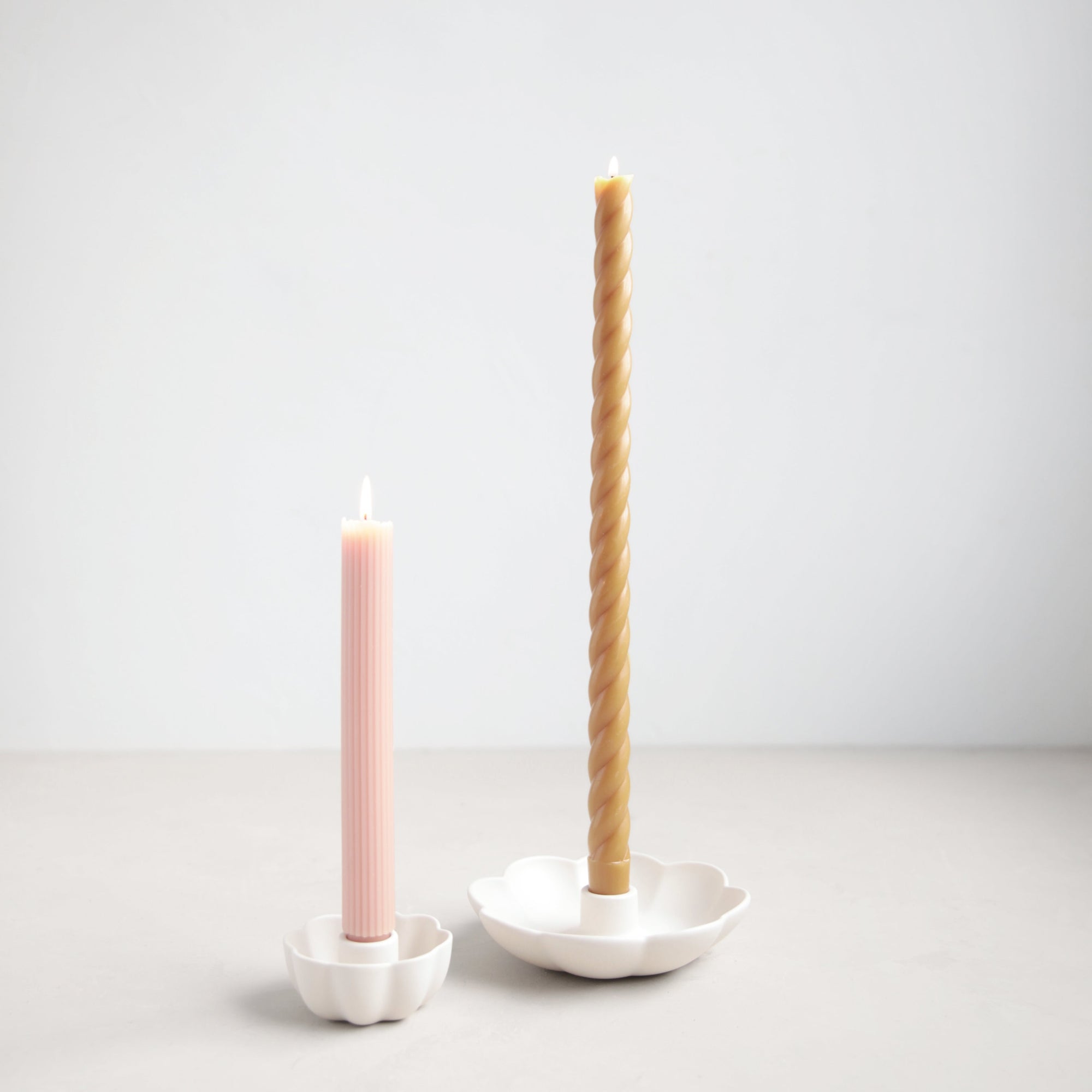 Fleur Taper Holders