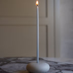 Stone Wishing Candleholder White
