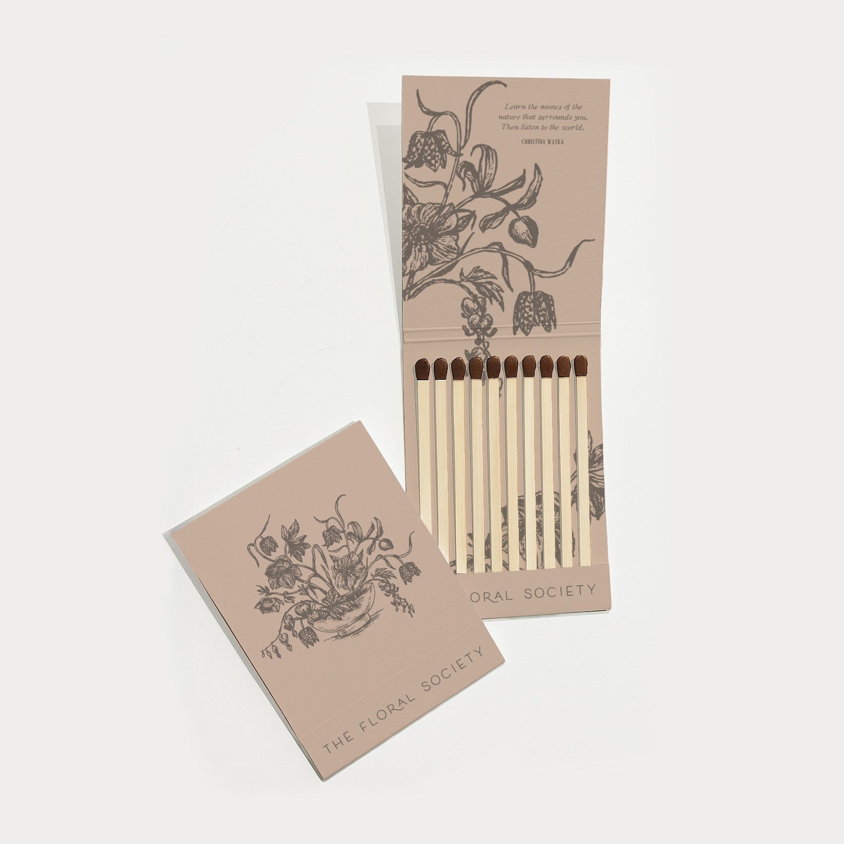The Floral Society Botanical Matchbooks