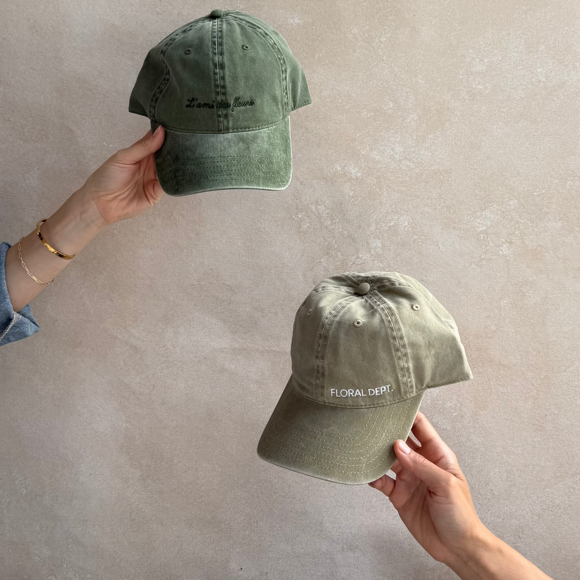 The Floral Society Cap_ L’Ami des Fleurs_Green Hat