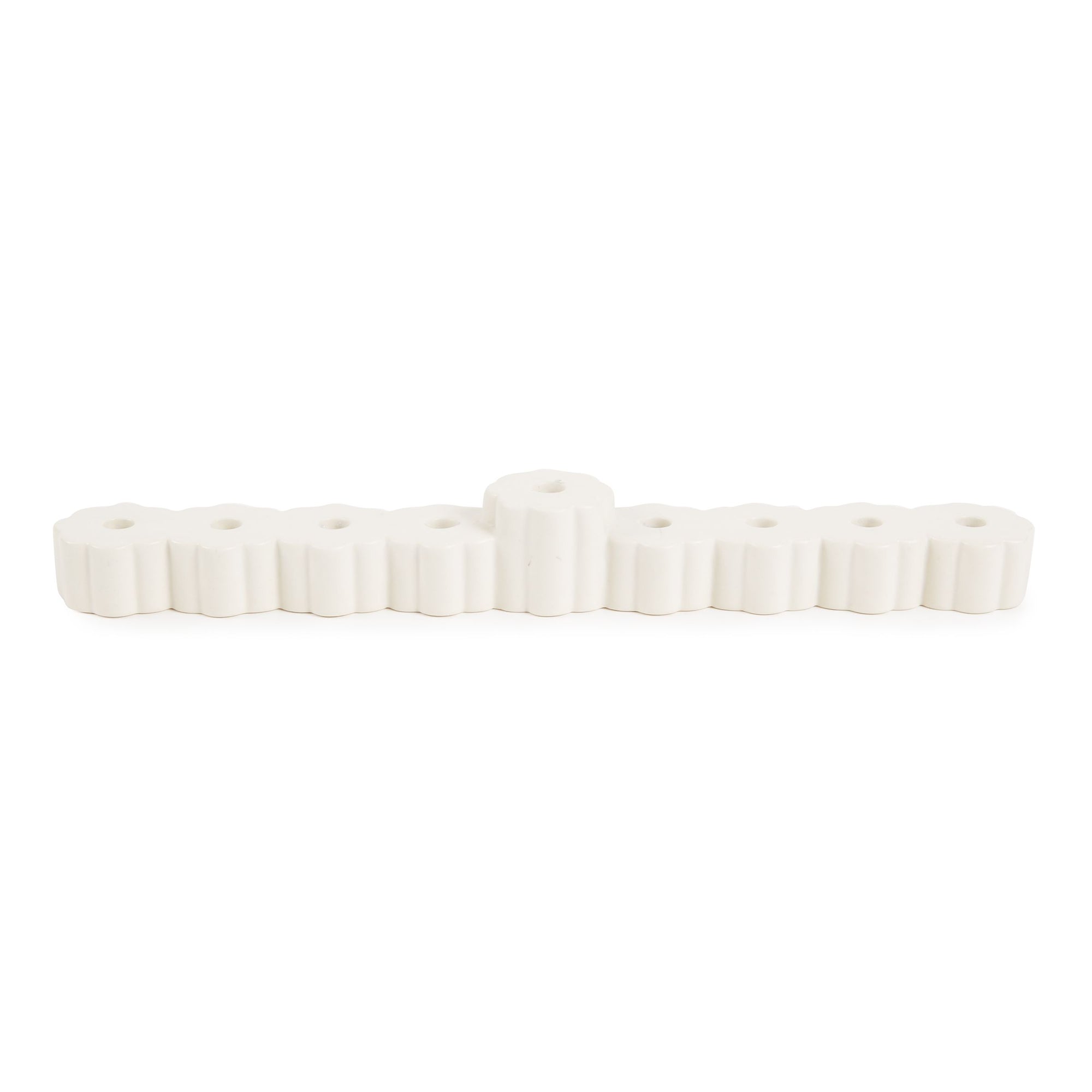 The Floral Society Ceramic Fleur Menorah