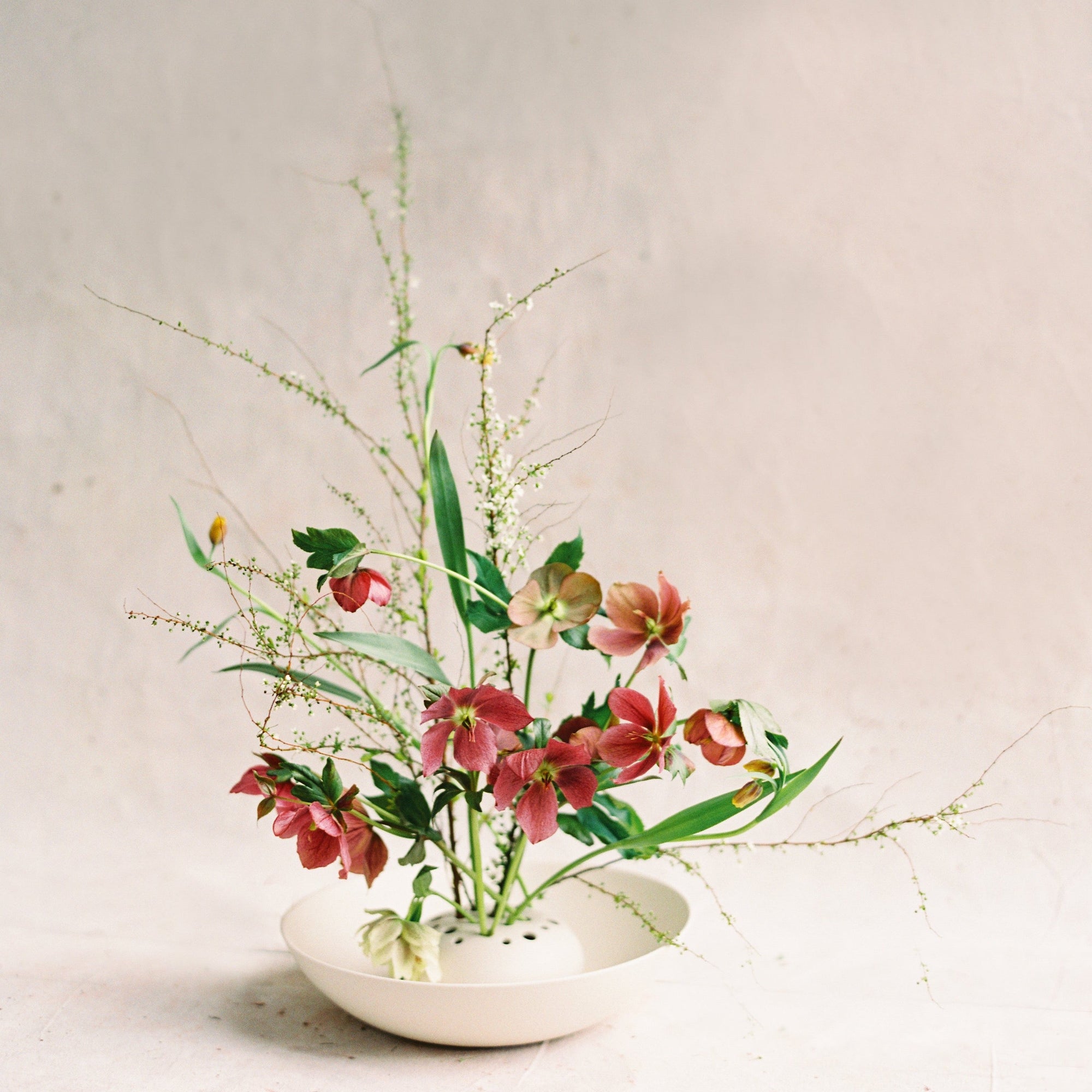 Flower Frog Bowl Vase